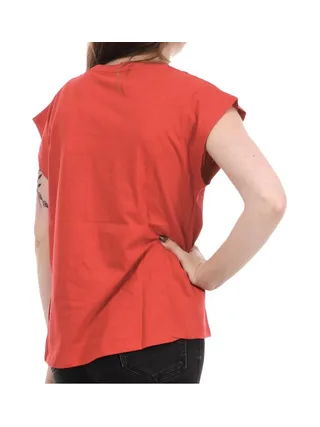 T-shirt Rouge/Orange Femme Pepe jeans Bloom 2