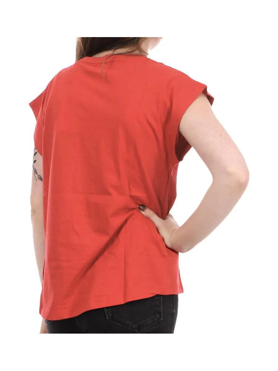 T-shirt Rouge/Orange Femme Pepe jeans Bloom 2