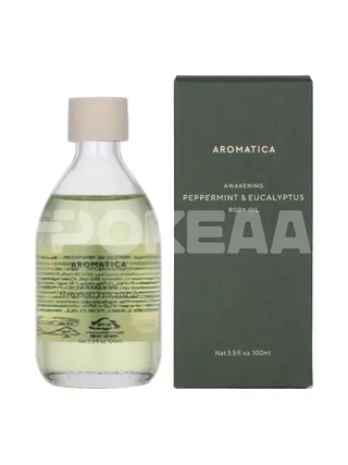 Aromatica Awakening Peppermint & Eucalyptus Body Oil 100ml 1