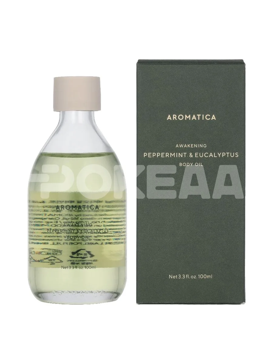 Aromatica Awakening Peppermint & Eucalyptus Body Oil 100ml 1