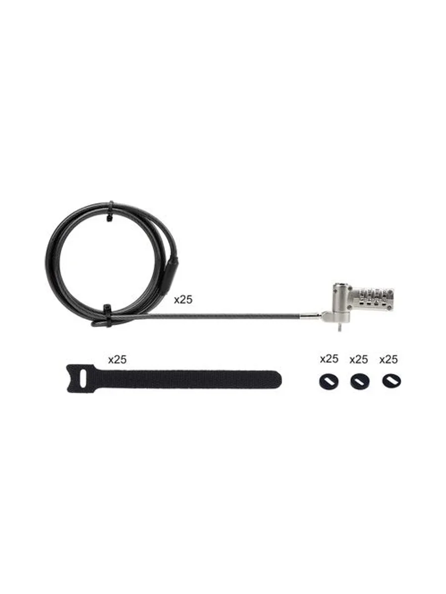 Serialized Laptop Cable Lock 6.6ft 2m 12
