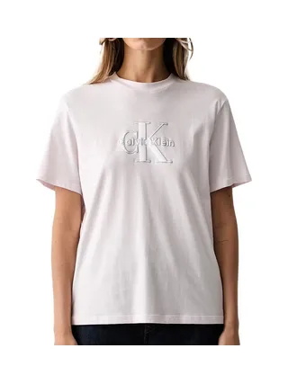 T-Shirt Rose pale Femme Calvin Klein Jeans Classic Seasonal 1