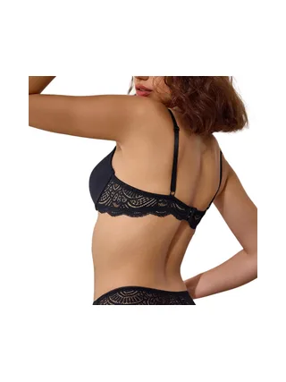 Soutien-Gorge Noir Fushia Femme Les Petites Bombes Louna 2