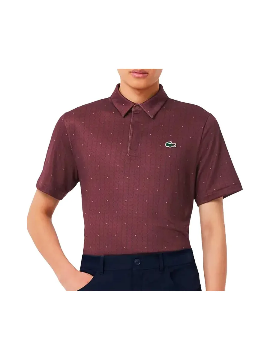 Polo Bordeaux Homme Lacoste DH5175 2