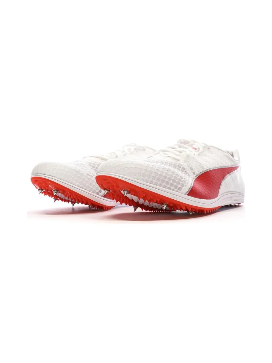 Chaussures de Sport Blanches/Rouges Homme Puma Evospeed 7