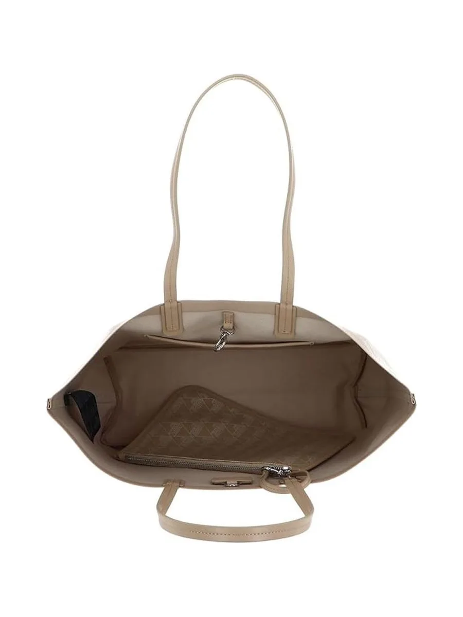 Sac Cabas Beige Clair Femme Lacoste Zely 4