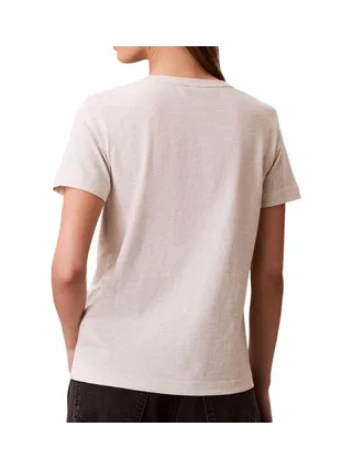 T-Shirt Gris Clair Femme Calvin Klein Jeans Archive LV047B205G 2