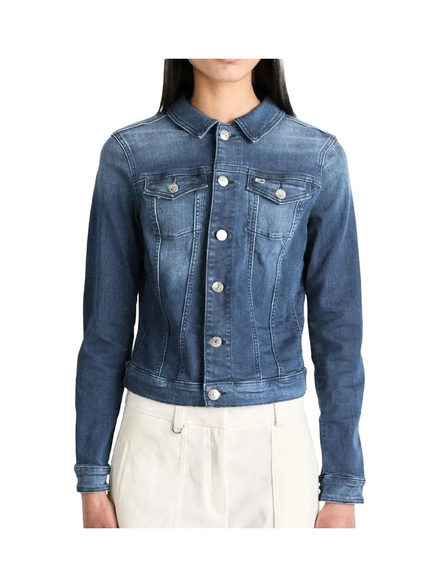 Veste en Jean Bleu Délavé Femme Tommy Hilfiger Vivianne 2
