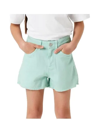 Short en Jean Vert Menthe Fille Name it Twi 1