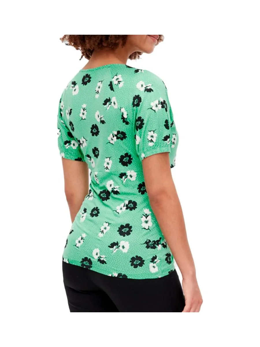 T-Shirt de Grossesse Vert Femme Mamalicious Lovely 2