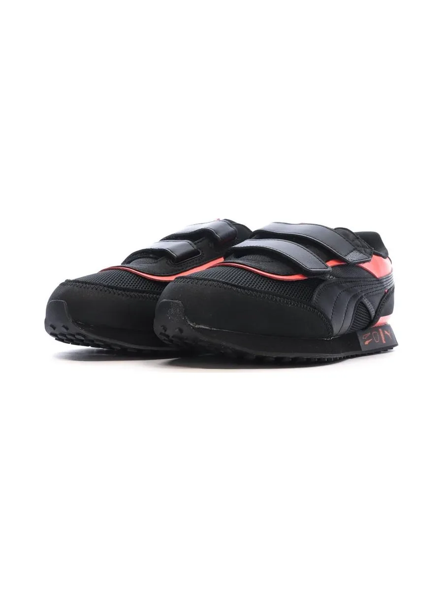 Baskets Noires/Oranges Garçon Puma Future Rider 7