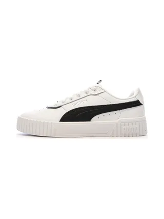 Baskets Blanches/Noires Femme Puma Carina 2.0 1