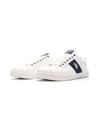 Baskets Blanches/Marines Homme US Polo ASSN Sneaker 6