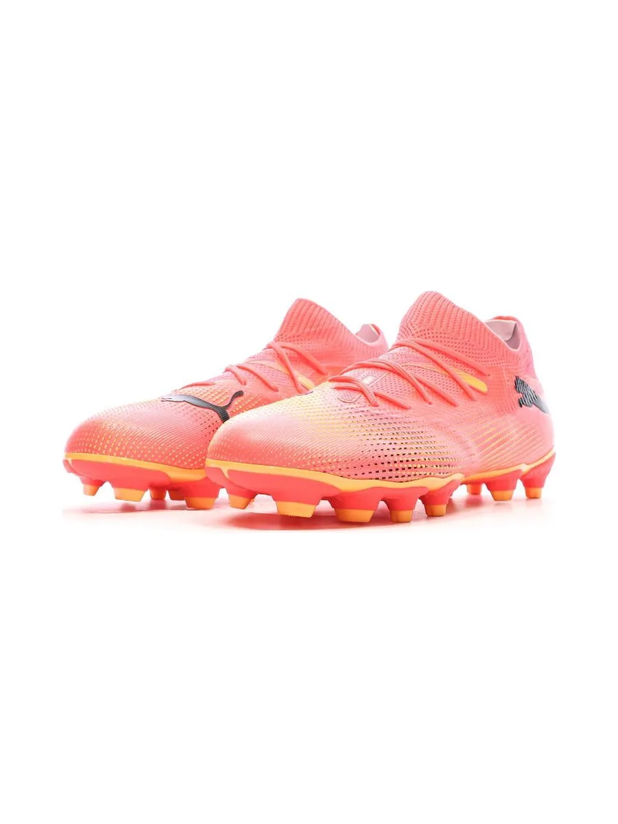 Chaussures de Football Rose/Orange Garçon Puma Future 7 Match 6