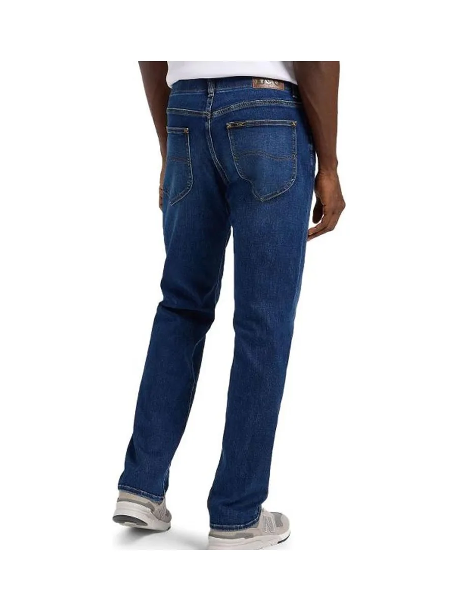 Jean Straight Bleu Homme Lee Midmoor 3