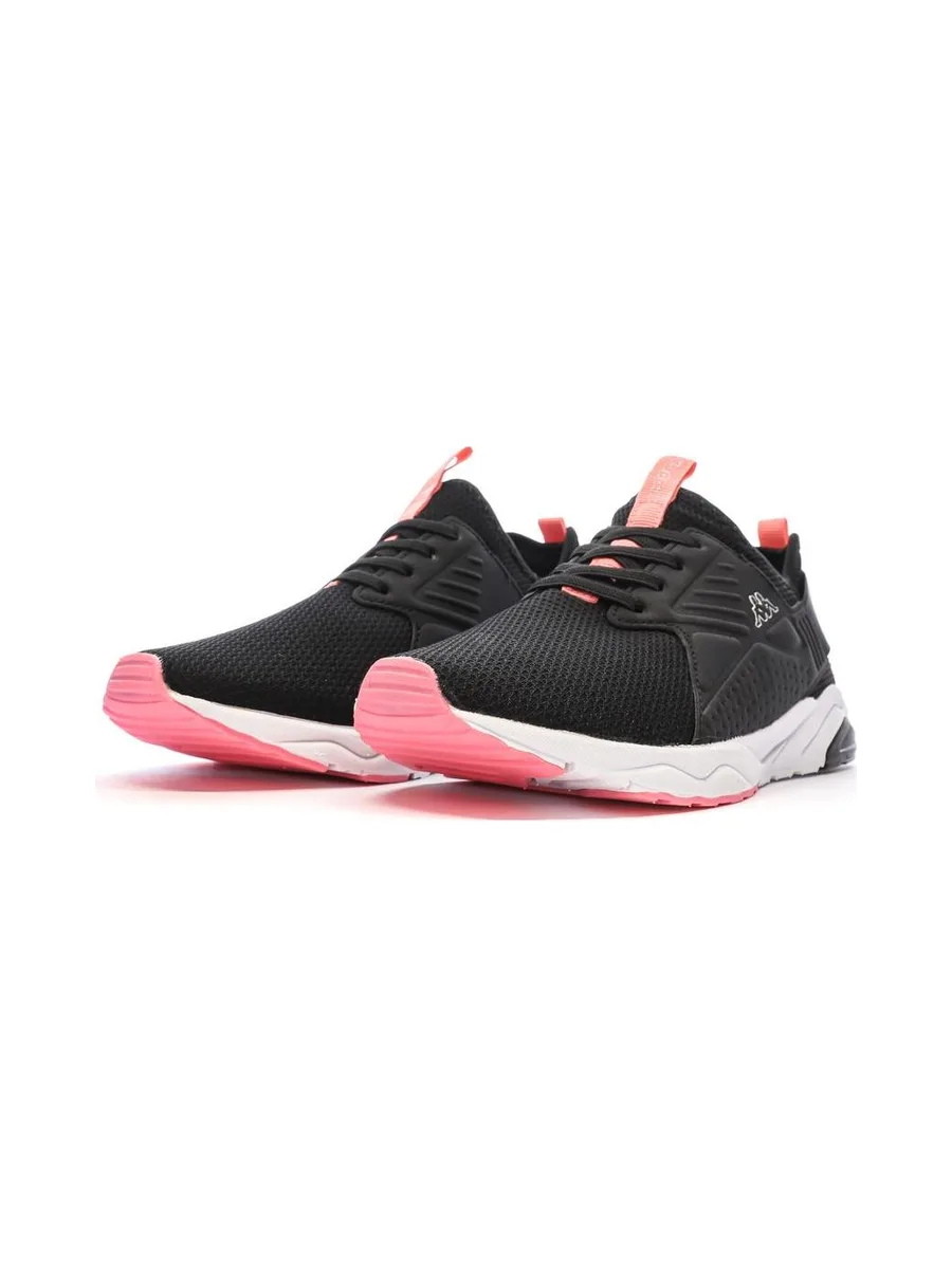 Baskets Noires/Roses Fille Kappa San Puerto 5