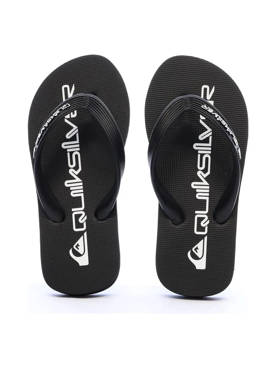 Tongs Noir/Blanc Garçon Quiksilver Java 3