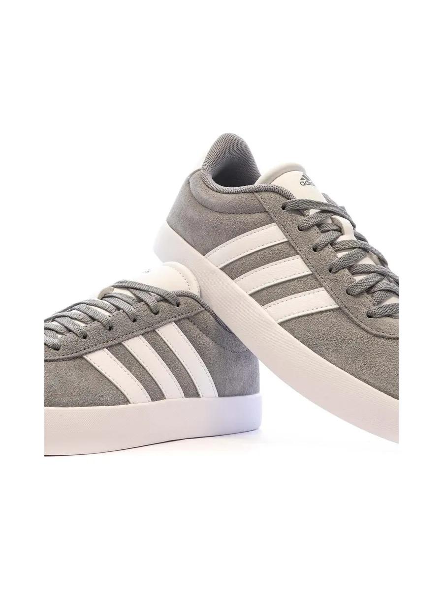 Baskets Grise Femme Adidas Vl Court 3.0 K 8