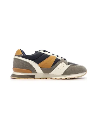 Baskets Blanc/Marine/Camel Homme Umbro 973590 2