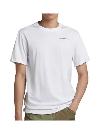 T-shirt Blanc Homme G-Star Raw Lash Back 1
