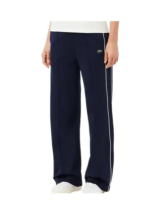 Pantalon Fluide Marine Femme Lacoste Paris 1