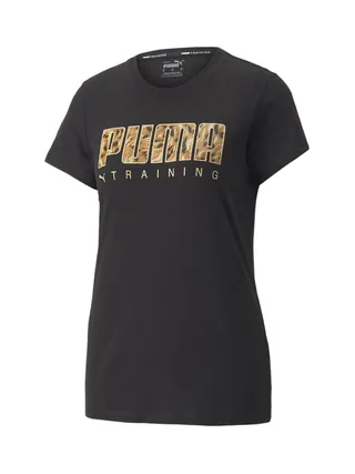 T-shirt Noir Femme Puma Performance Logo Fill 1