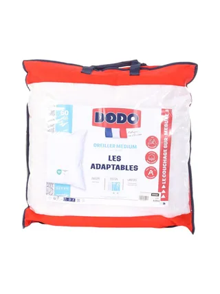 Oreiller Blanc Dodo Oreiller Adaptables 60x60 1