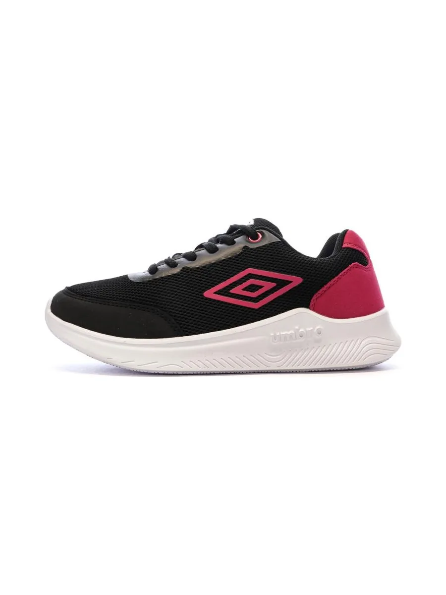 Baskets Noir/Rose Femme Umbro Nateo 2