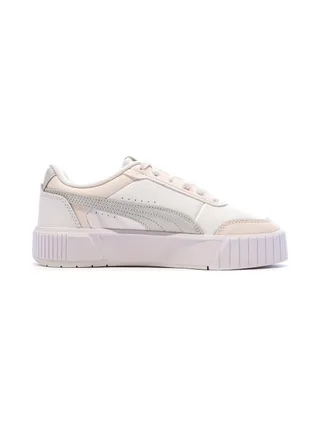 Baskets Blanc/Rose/Gris Femme Puma Carina Mia 2