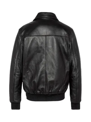 Blouson Cuir Noir Homme Schott LCDETROIT 2