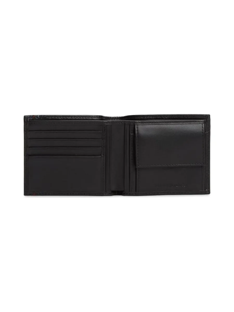 Portefeuille Noir Homme Tommy Hilfiger Th Central Cc & Coin 3