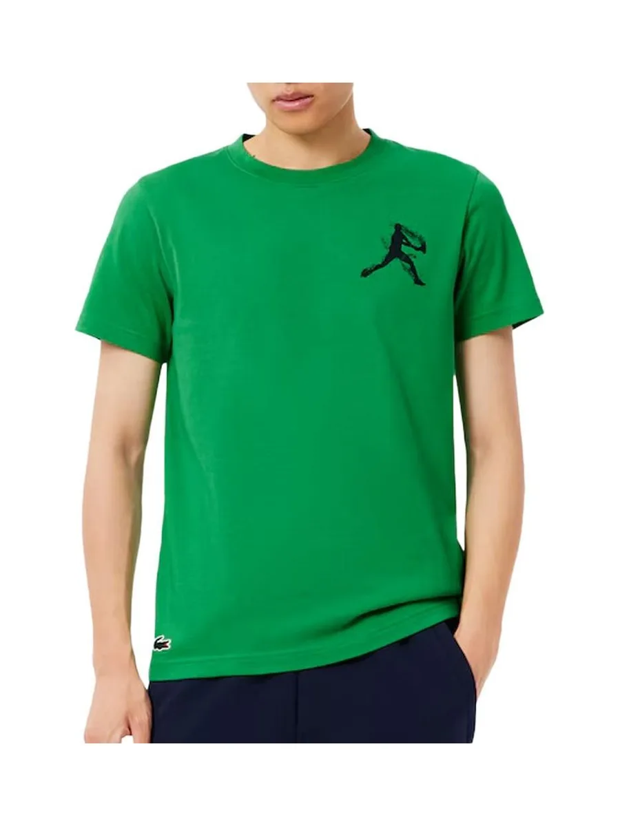T-Shirt + Casquette Vert Homme Lacoste TH1044 1