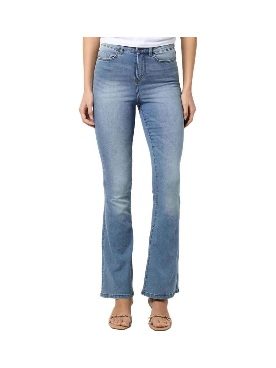 Jean Droit Bleu Femme Noisy May Sallie 2