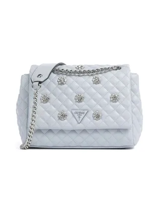 Sac à Bandoulière Bleu Clair Femme GUESS Xbody 1