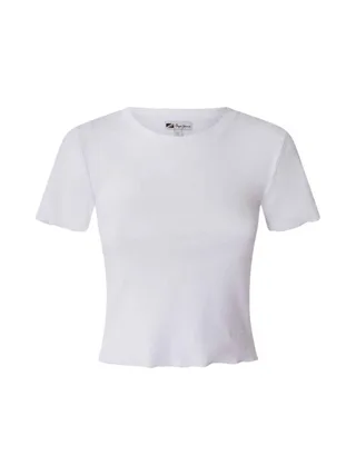 T-shirt Blanc Femme Pepe Jeans Cara 1
