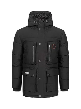 Parka Noir Homme Geographical Norway Albert 1