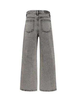 Jean Large Gris Fille Teddy Smith Electra 2