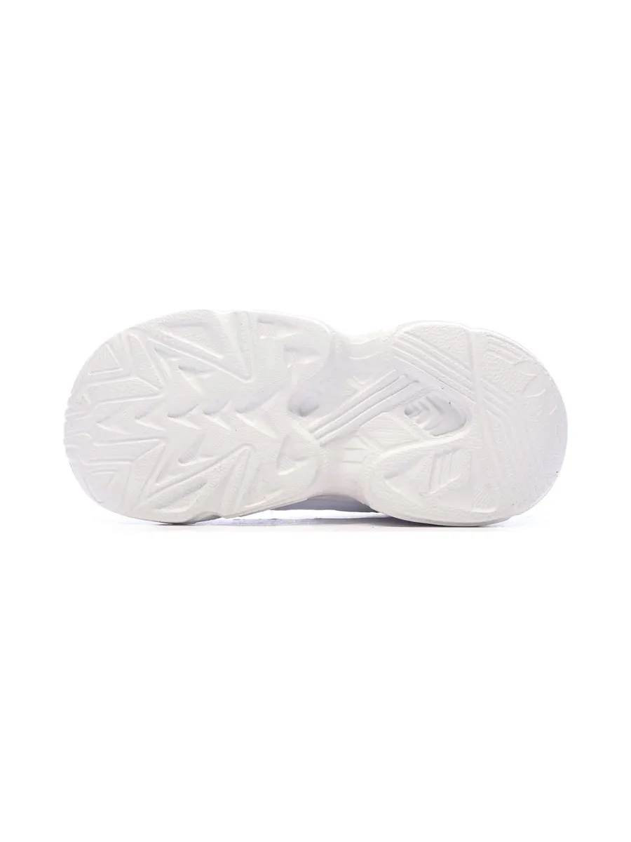 Baskets Blanches/Roses Fille Adidas Falcon El 6