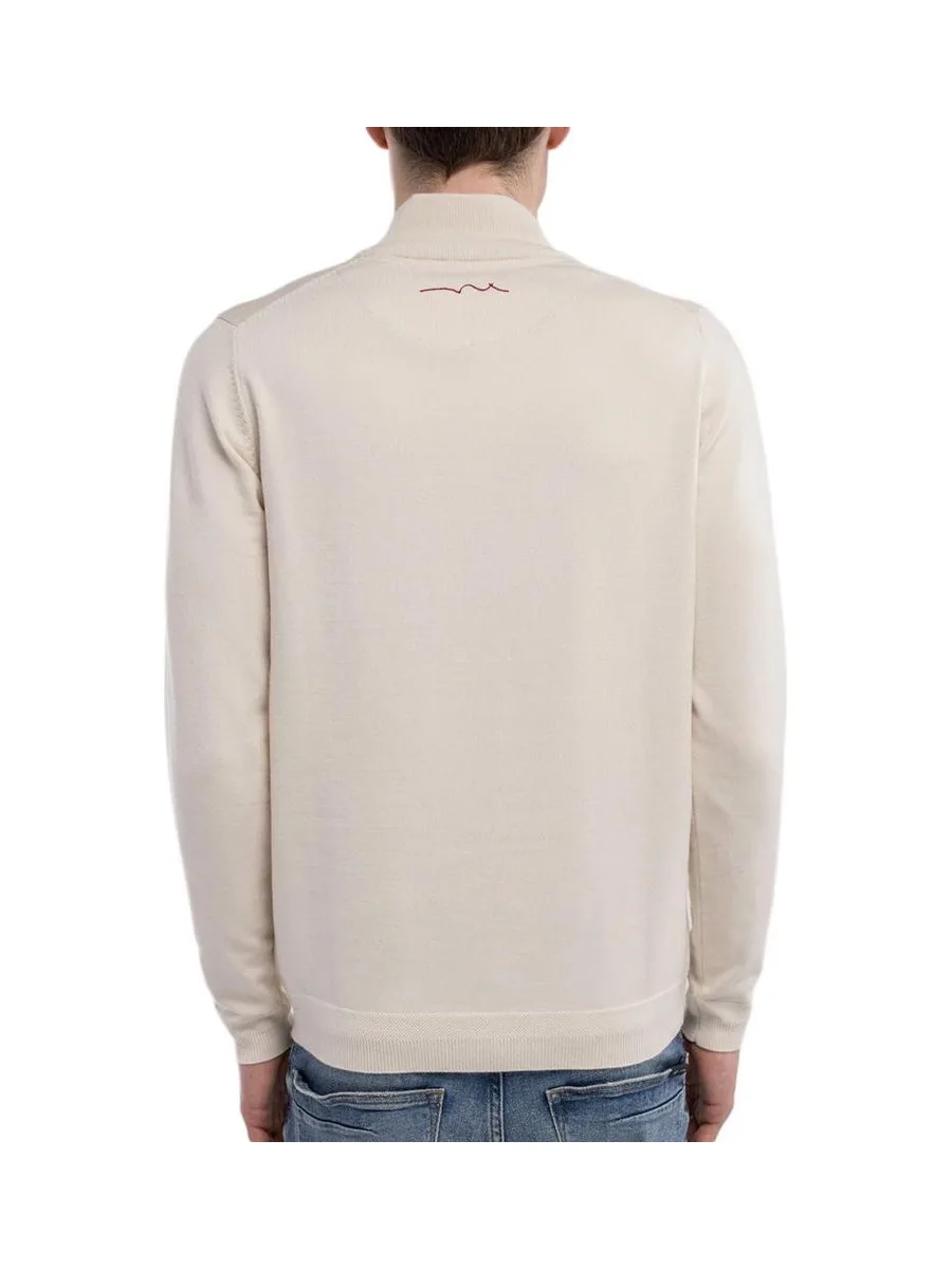 Pull 1/4 Zip Écru Homme Teddy Smith Marty 2 3
