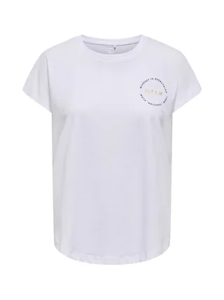 T-Shirt Blanc Femme ONLY PLAY Save Loose 1