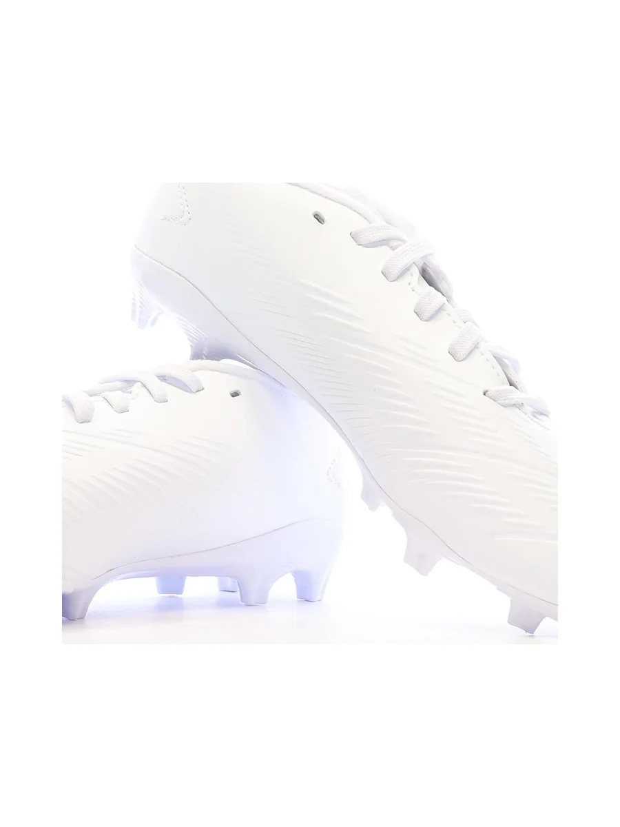Chaussures de Foot Blanches Junior Adidas Predator League FG 7