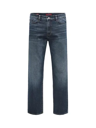 Jean Straight Bleu Foncé Homme Only & Sons Edge 2103 1