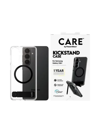 PG CARE Samsung S26+clear/black Kicks QI 2