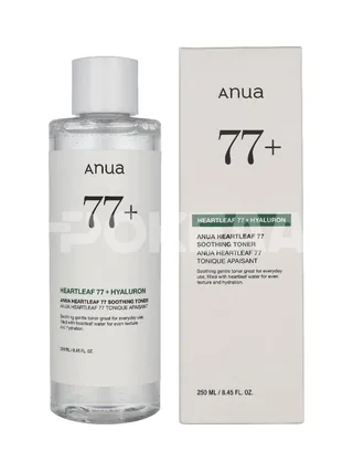 Anua Heartleaf 77 + Hyaluron Soothing Toner 250ml 1