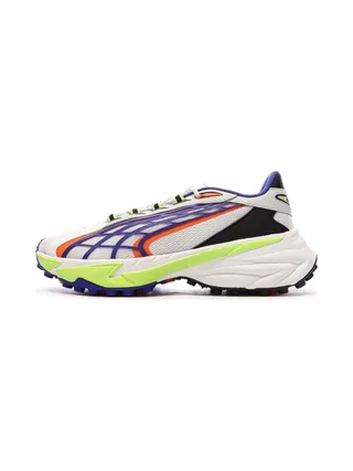 Baskets Blanches/Bleu/Orange Homme Puma Spirex 1