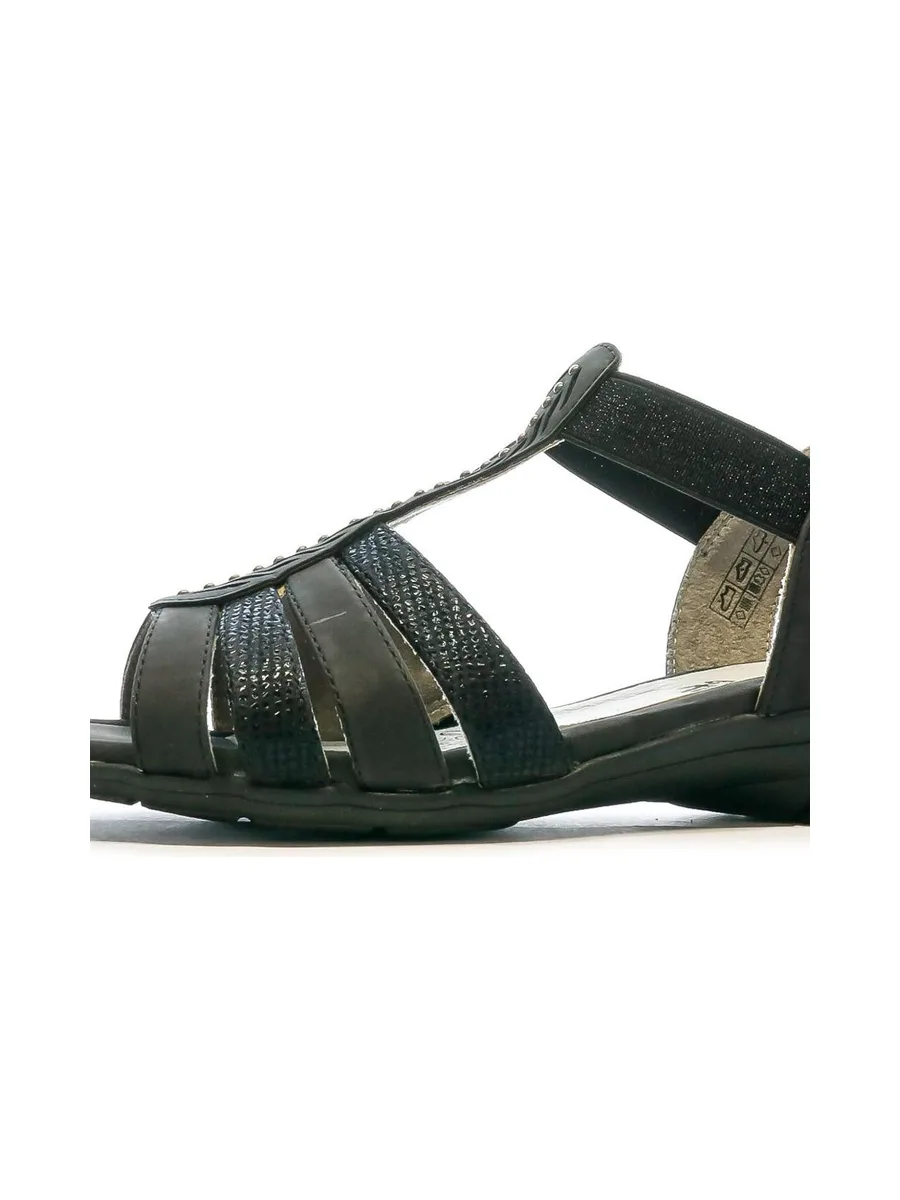 Sandales Noir Femme Relife Jolivia 8