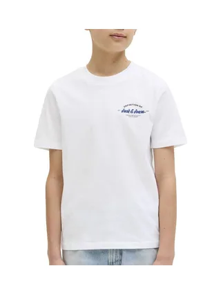T-Shirt Blanc Garçon Jack & Jones Brandon 1