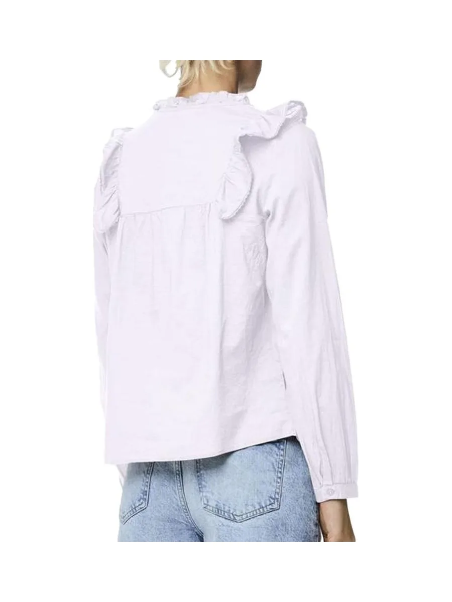 Blouse Blanches Femme Pieces Makenna 3