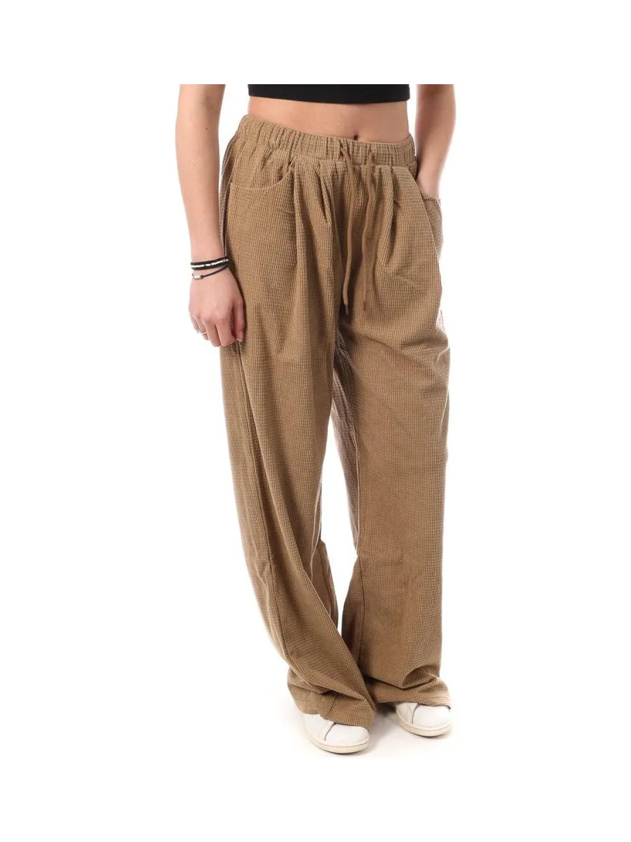 Pantalon Fluide Camel Femme Monday Premium D10001 2