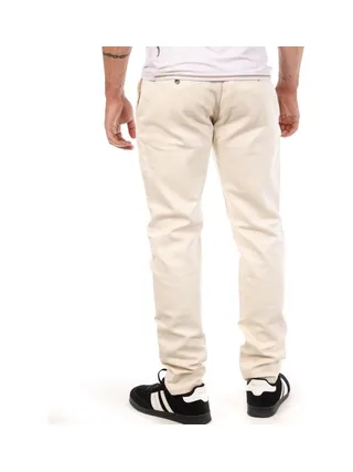 Pantalon toile Beige Homme Freeman T. Porter Gino 2